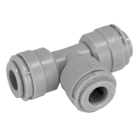 Push-In Tube Fitting - Tee - 1/4