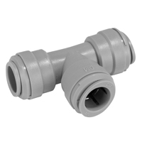 Push-In Tube Fitting - Tee - 1/2