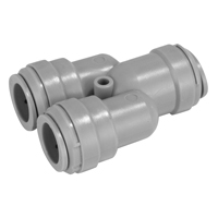 Push-In Tube Fitting - Wye - 1/2