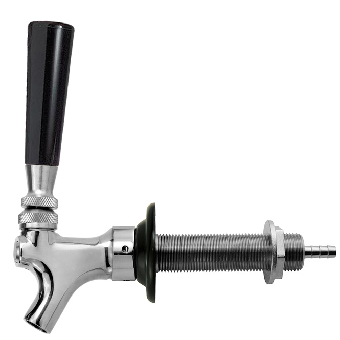 Stainless Beer Faucet Shank Combo