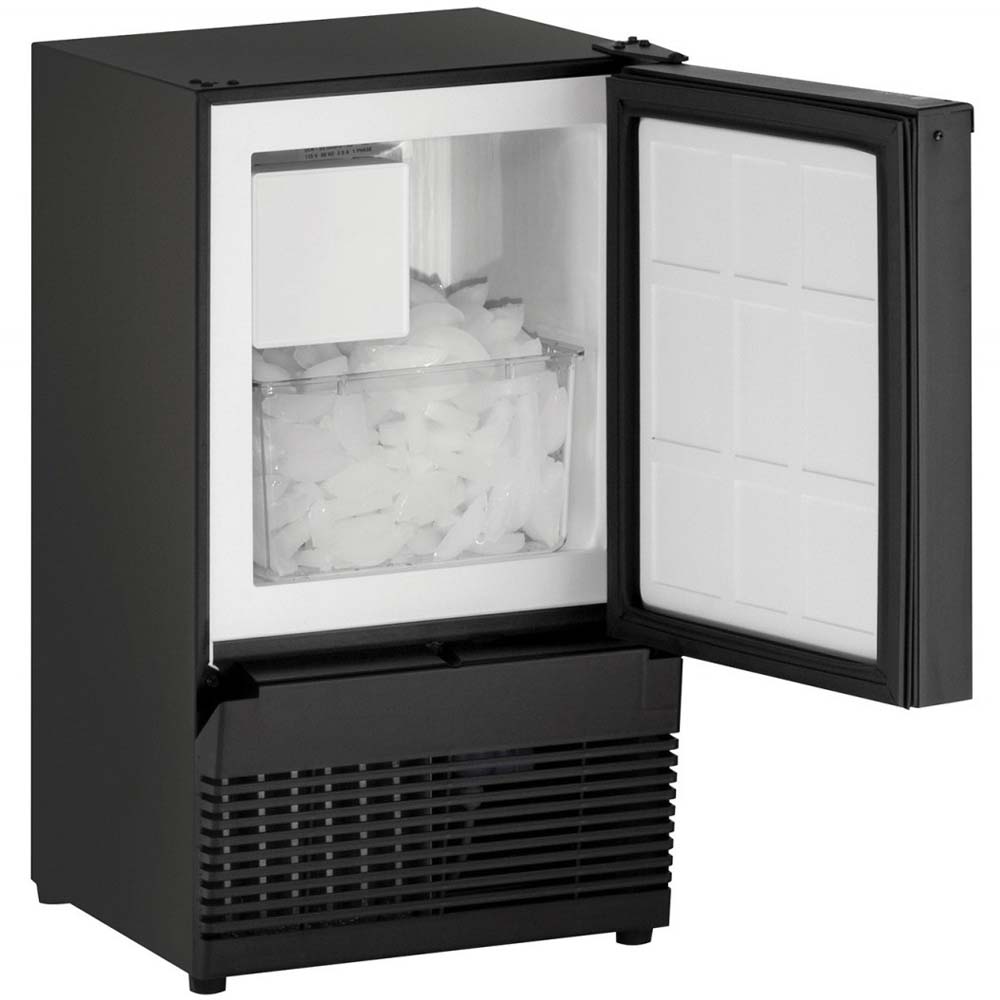 ULine BI95B00A ADA Compliant Builtin Ice Maker Black