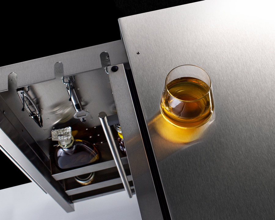 Summit FF19524 24" Wide Shallow Depth BuiltIn AllRefrigerator With