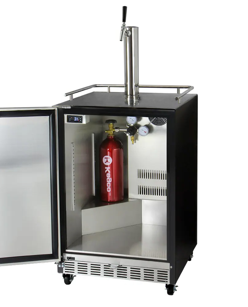 Kegco HK38BSCL1 FullSize Digital Commercial UnderCounter Keg Beer