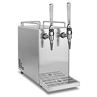 Kegco KHS-2CNSS Nitro Coffee Dispenser Countertop Unit - Brushed SS