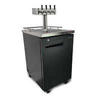 Kegco Four Faucet Kombucha Kegerator