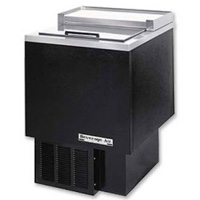 Shallow Well Bottle Cooler - Black Vinyl