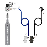 Single Faucet Ball Lock Home Brew CO2 Party Dispense Kit