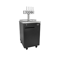 Kegco Four Faucet Kombucha Kegerator