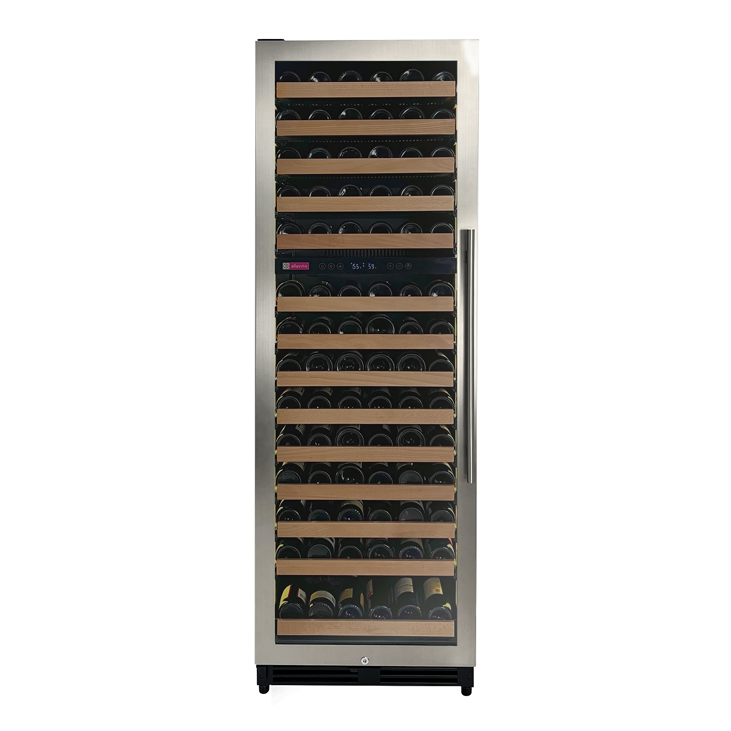 Allavino VSW15471D2SL Dual Zone Left Hinge Stainless Steel Wine