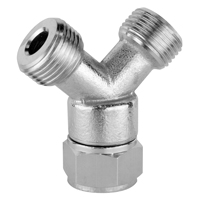 Y Splitter Beer Fitting with 3/8 Inch Bore