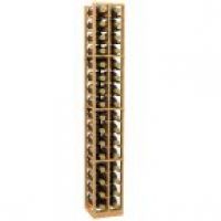 2 Column Magnum and Champagne Wood Wine Rack