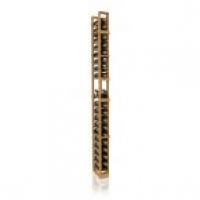 7' One Column Display Wood Wine Rack