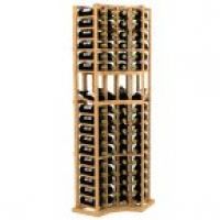 Curved Corner Display Wood Wine Rack