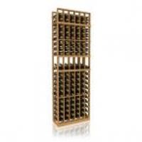 7' Six Column Display Wood Wine Rack