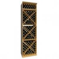 7' Solid X-Cube Wine Rack