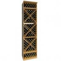 8' Solid X-Cube Wine Rack