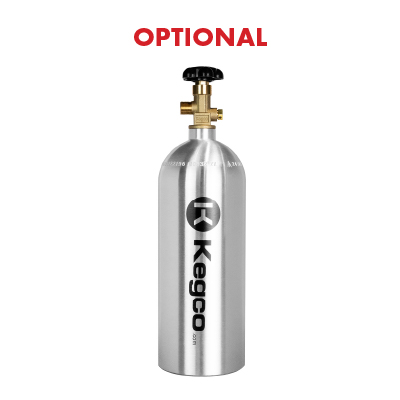 CO2 tank and regulator