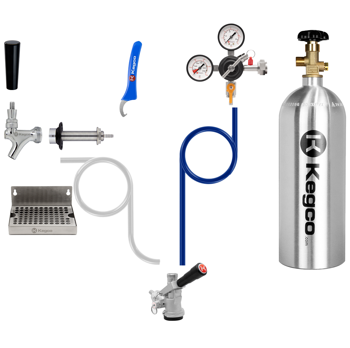 Door Mount Kegerator Conversion Kit