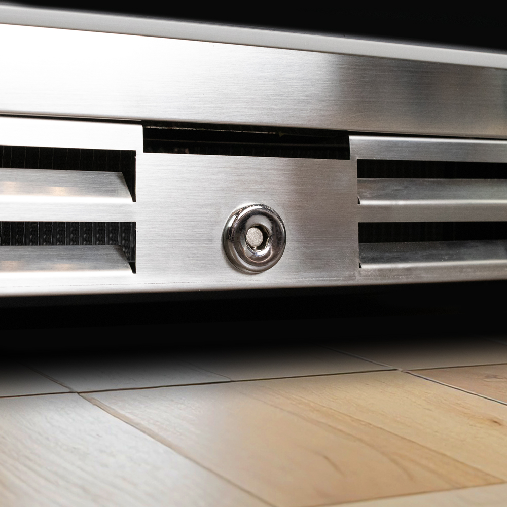 locking stainless steel door