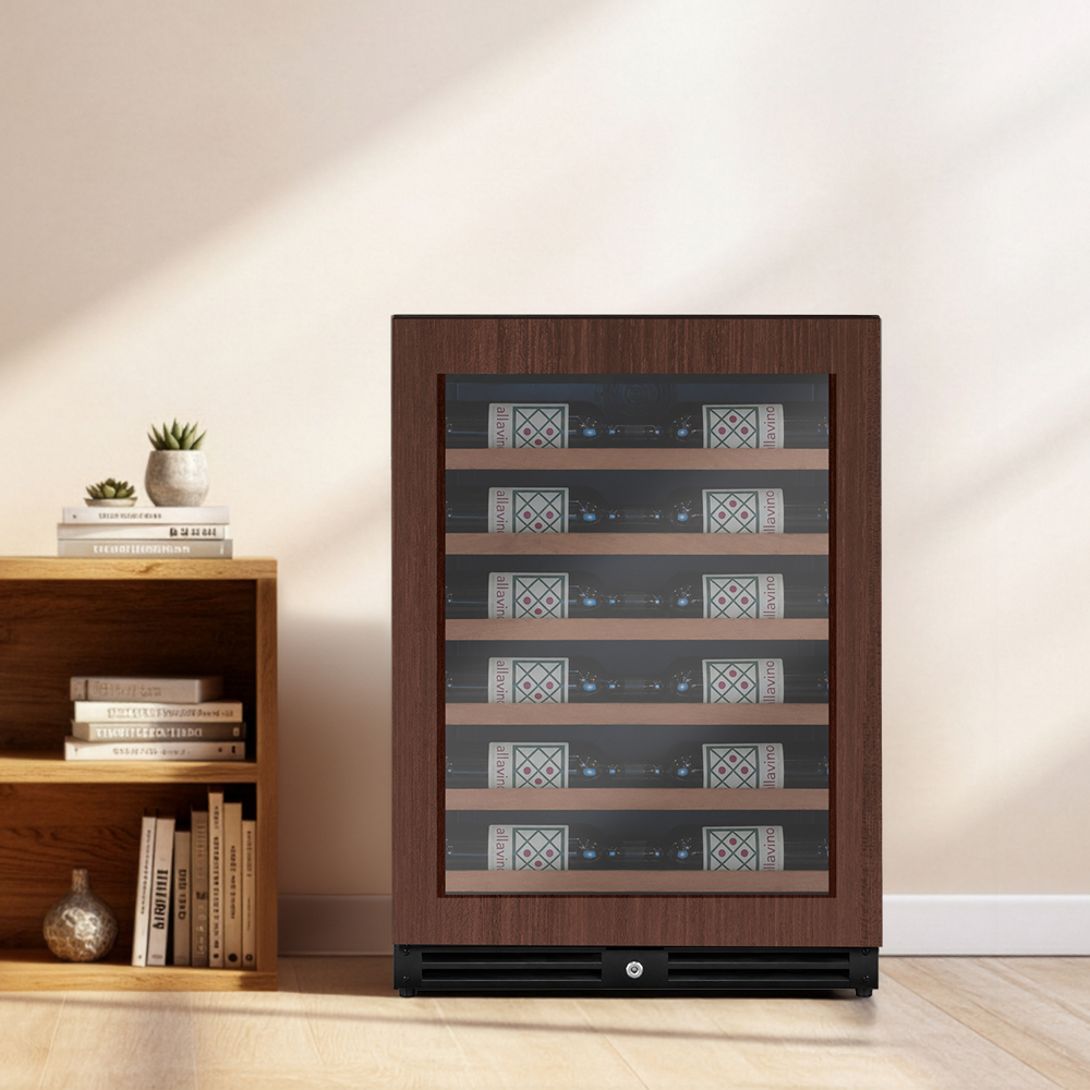 shallow 17 inch bookshelf depth wine cooler