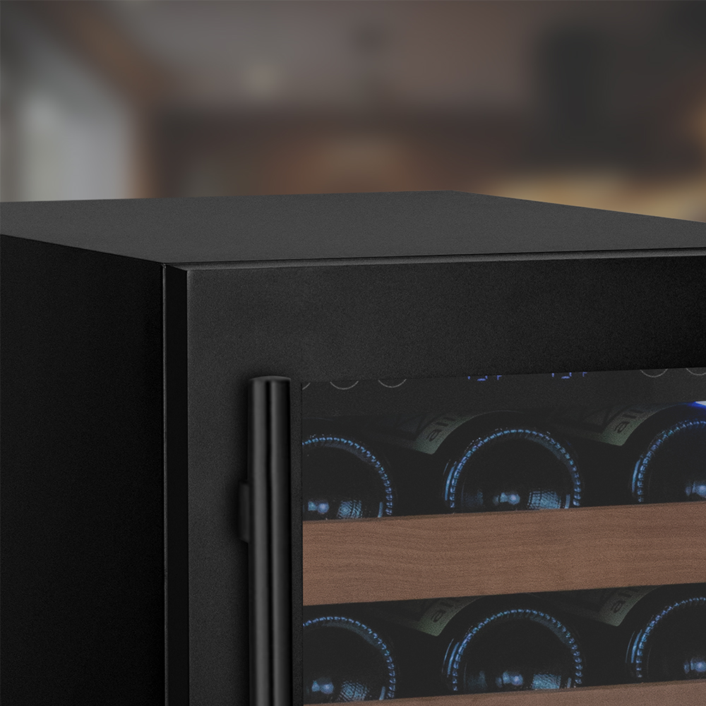 seamless black metal frame doors