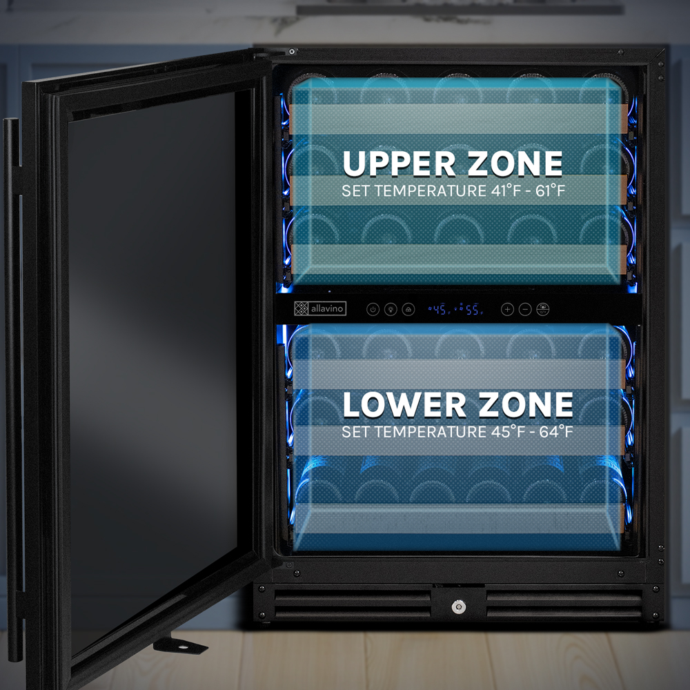 dual temperature zones