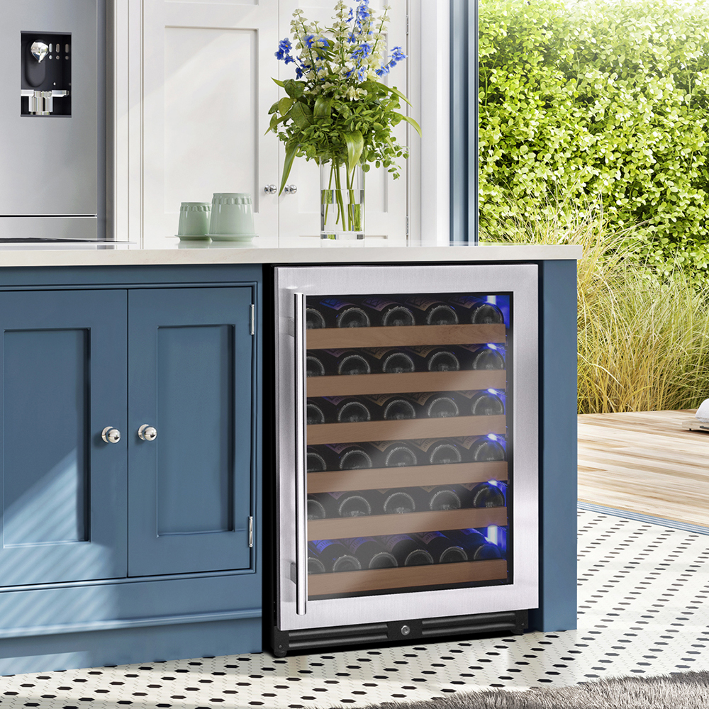 stylish front venting allows for built in or freestanding installation