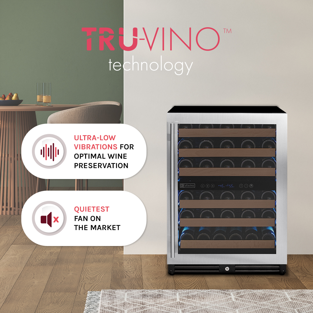 Tru-Vino technology with quiet operation