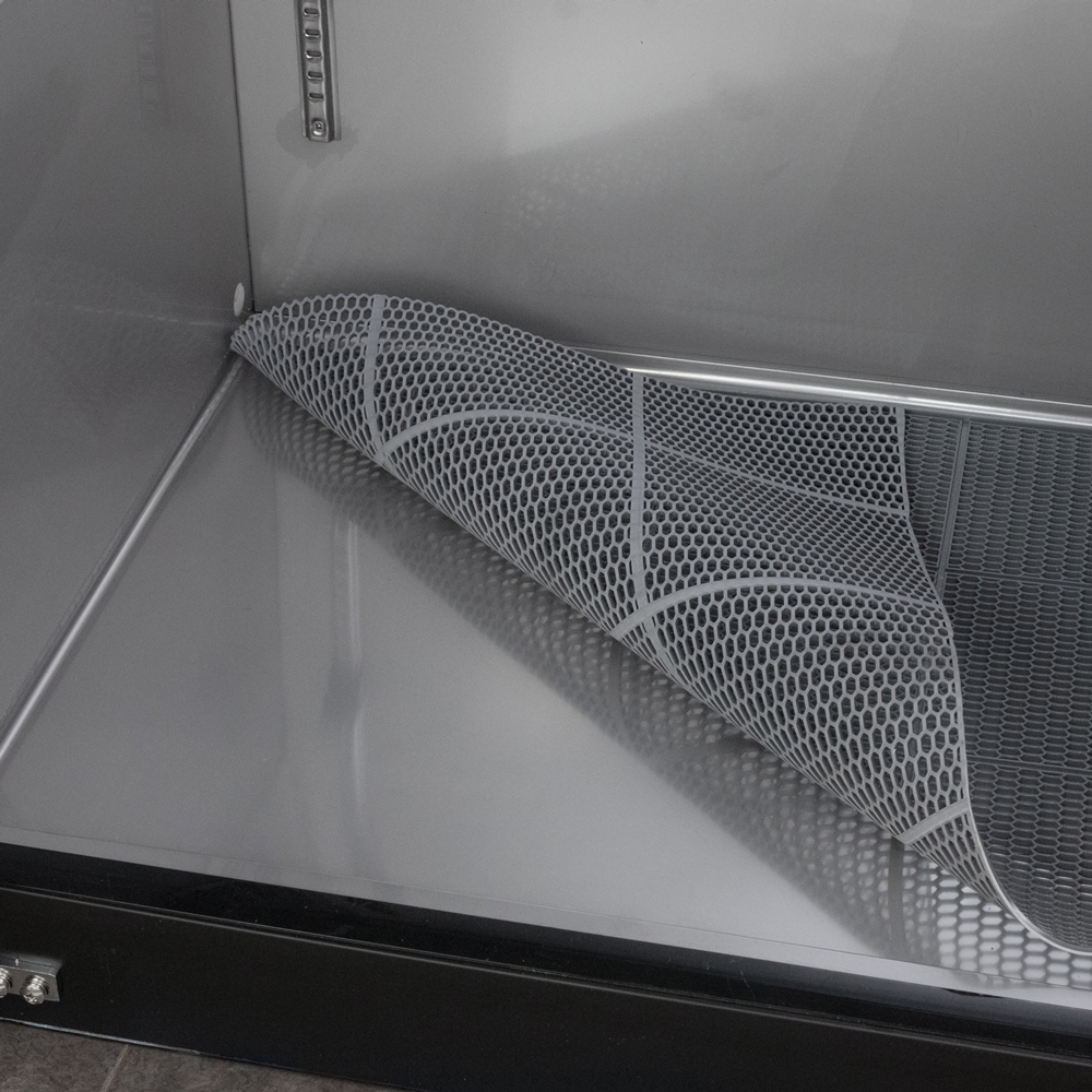 rubber floor mat to protect kegs kegerator from scratches and damage