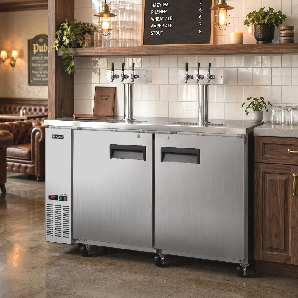 Commercial kegerator ideal for restaurants bars pubs and more