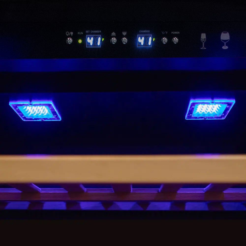 interior blue LED lighting