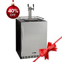 Kegco HBHK38BSU-2 Beer Fridge