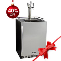Kegco KOMHK38BSU-3 Beer Fridge