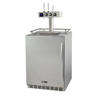 Kegco HK38-HDT-3SS-L Kegerator