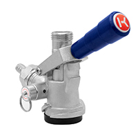 Kegco HU-KT5DL-BL Keg Coupler