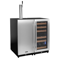 VS15-2WK-L Wine Cooler and Kegerator