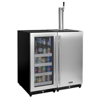 VS15-BK Beverage Center and Kegerator