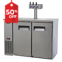 XCK-2448S-4 all stainless steel Commercial-Grade Kegerator