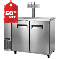 XCK-2448S-4 all stainless steel Commercial-Grade Kegerator