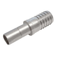Push-In Tube Fitting - Stainless Adapter - 1/2