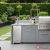 built-in or freestanding outdoor kegerator