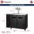 kegco XCK-2448B black commercial kegerator dimensions