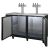 Kegco XCK-2460B-2 Beer Cooler