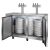 Kegco XCK-2460S-2 Beer Dispenser