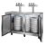 Kegco XCK-2460S-2 Beer Dispenser