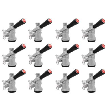 Set of 12 KT85D-L Keg Couplers