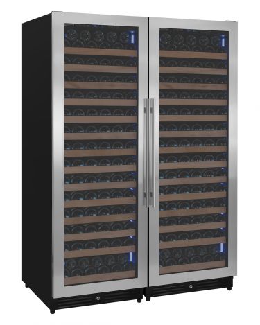 Allavino Reserva 2X-VSW16371S-1S Stainless Steel LED Wine Refrigerator