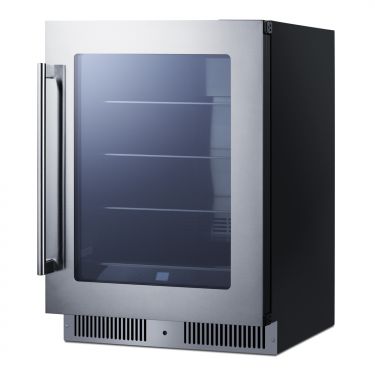 Summit CL24BV1 Beverage Center - Angled Empty