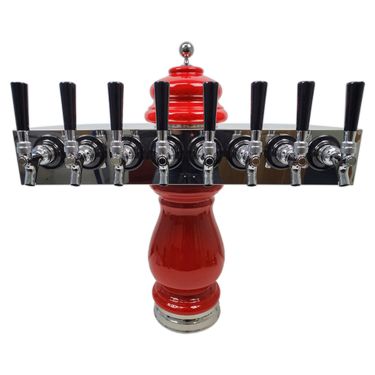 Eight Faucet Ceramic Beer Towe