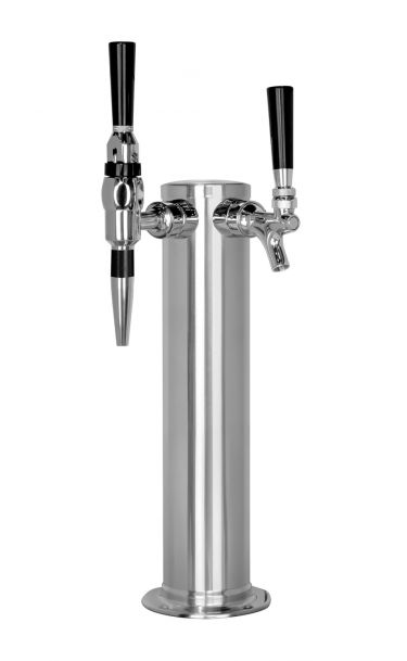 Draft Beer Tower with Standard and Nitro Infusion Faucet